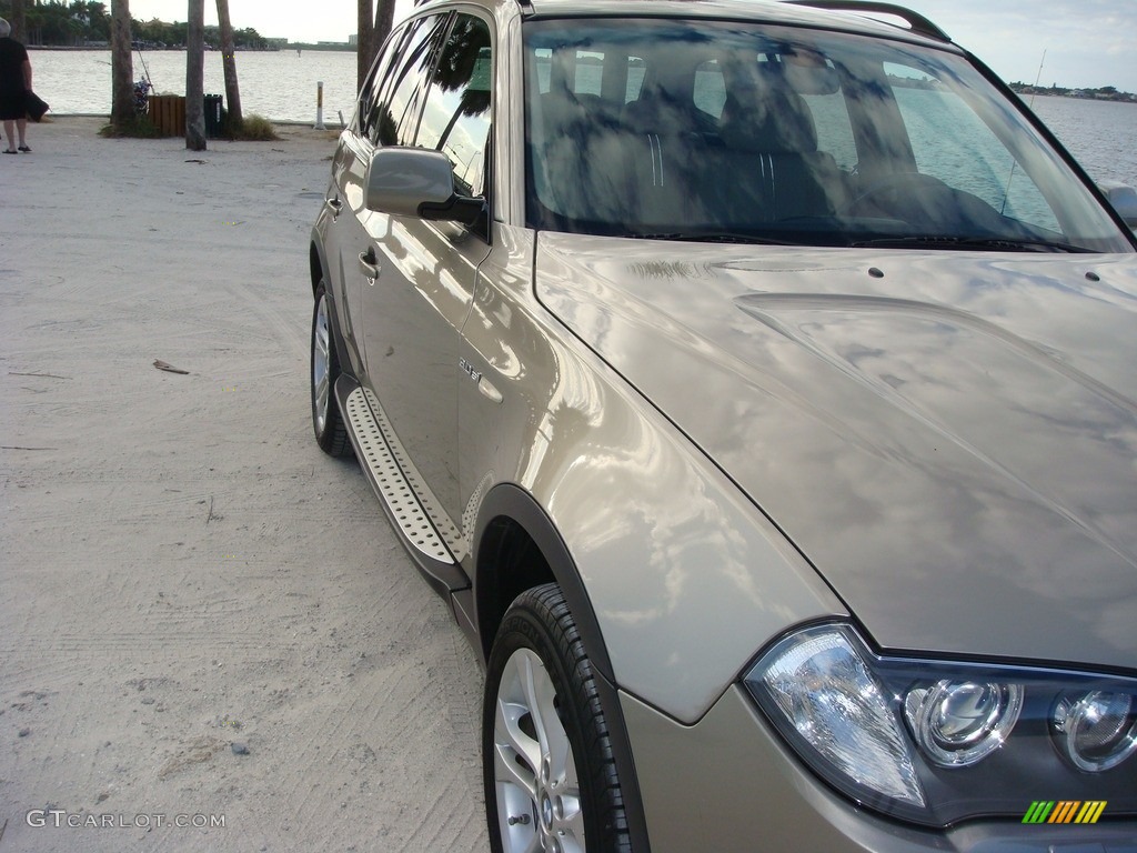 2008 X3 3.0si - Platinum Bronze Metallic / Sand Beige/Black Nevada Leather photo #9