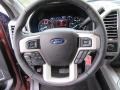 Medium Earth Gray 2017 Ford F350 Super Duty Lariat Crew Cab 4x4 Steering Wheel