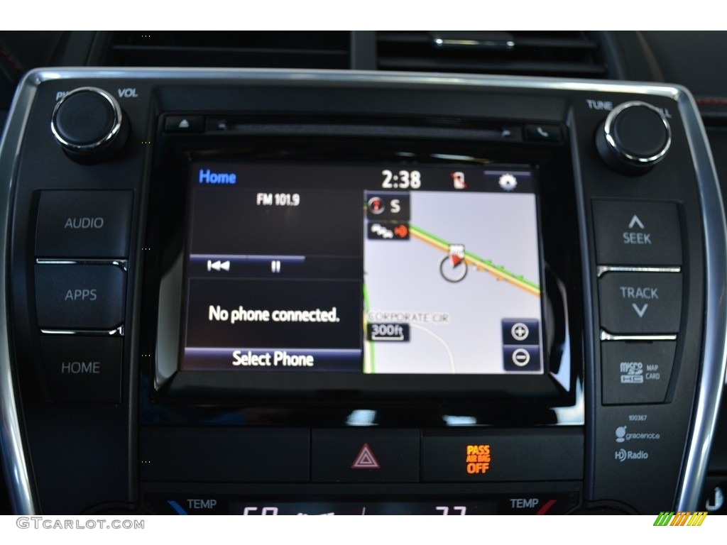 2015 Camry XSE - Predawn Gray Mica / Black photo #16