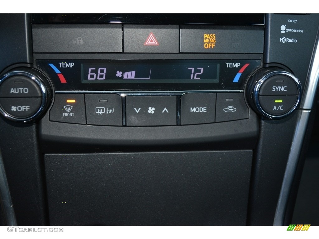 2015 Camry XSE - Predawn Gray Mica / Black photo #20