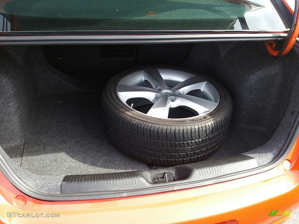 2015 Dart GT - Vitamin C / Black/Ruby Red Accent Stitching photo #19