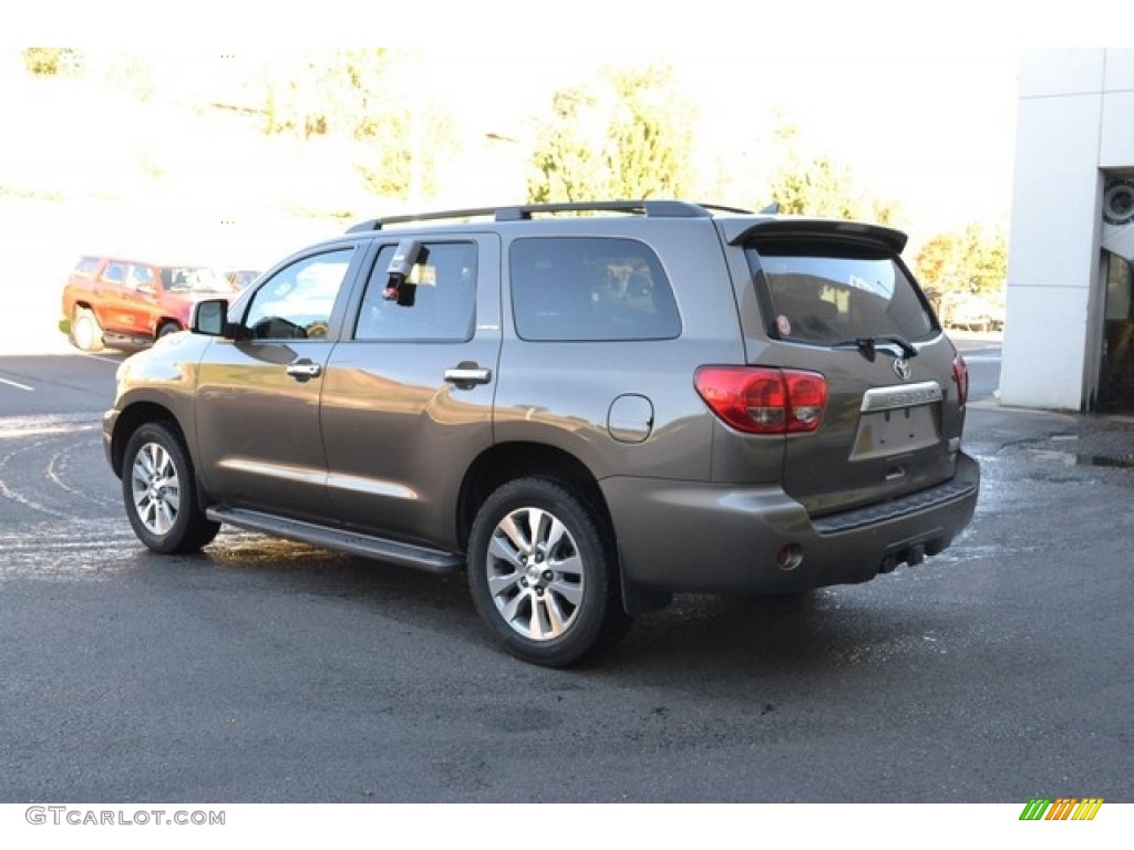 2013 Sequoia Limited 4WD - Magnetic Gray Metallic / Sand Beige photo #4