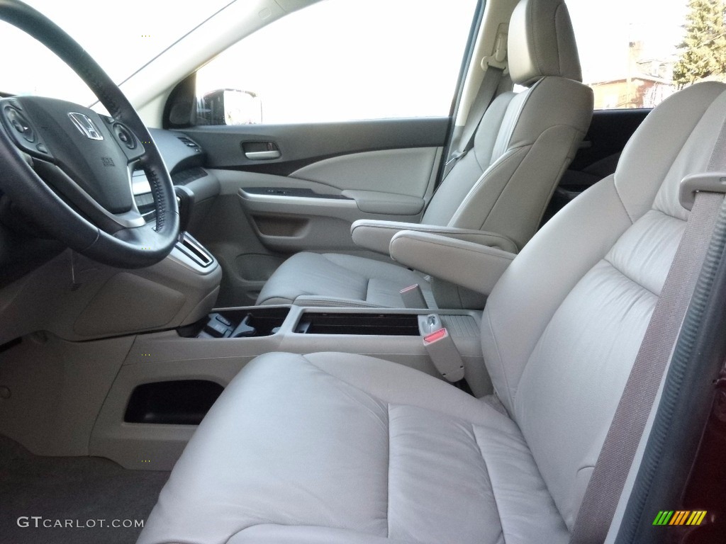 2014 CR-V EX-L AWD - Basque Red Pearl II / Gray photo #5