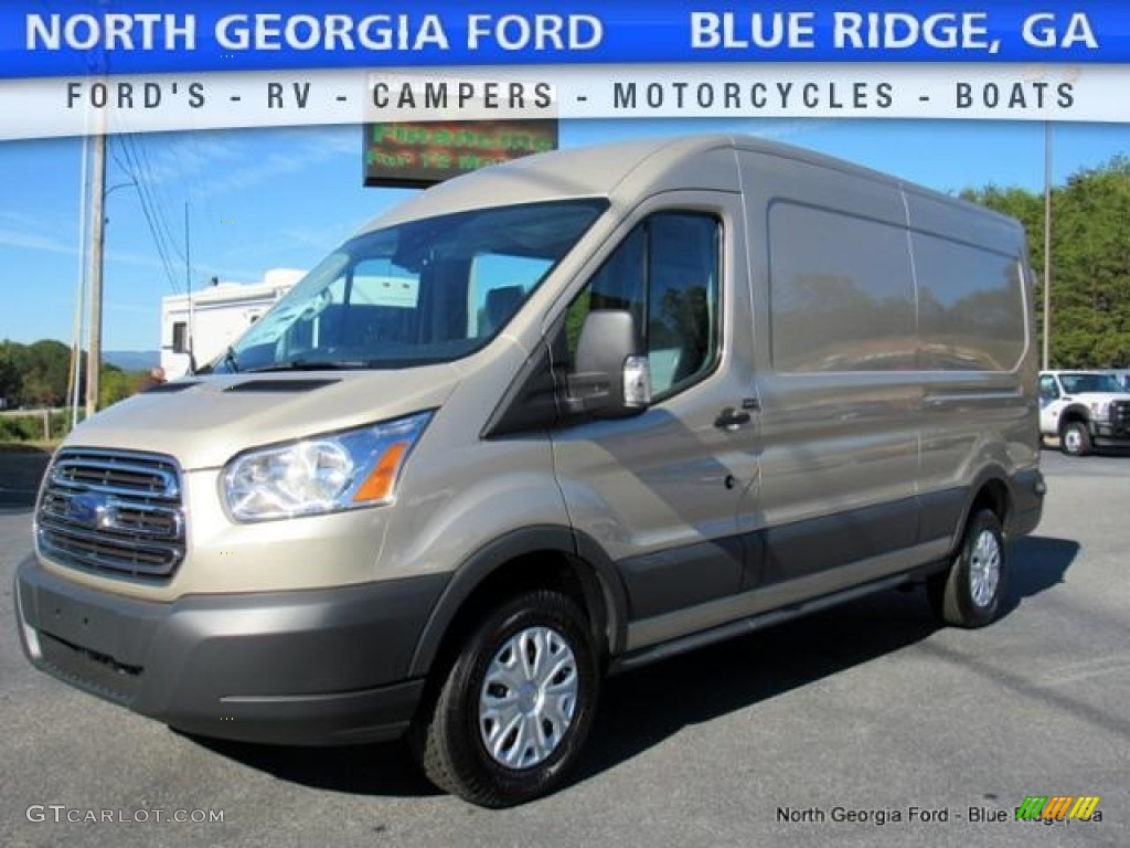 2017 Transit Van 250 MR Long - White Gold / Pewter photo #1