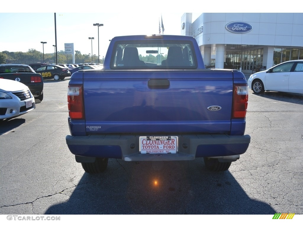 2004 Ranger XLT SuperCab - Sonic Blue Metallic / Medium Dark Flint photo #4