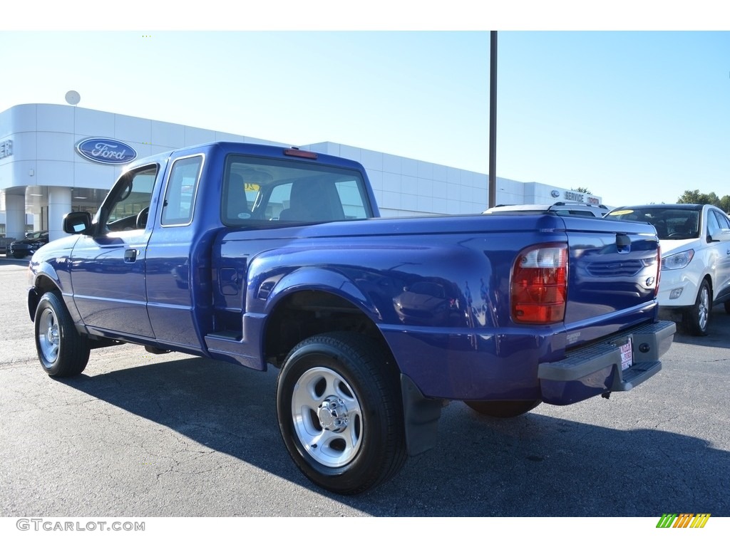 2004 Ranger XLT SuperCab - Sonic Blue Metallic / Medium Dark Flint photo #5