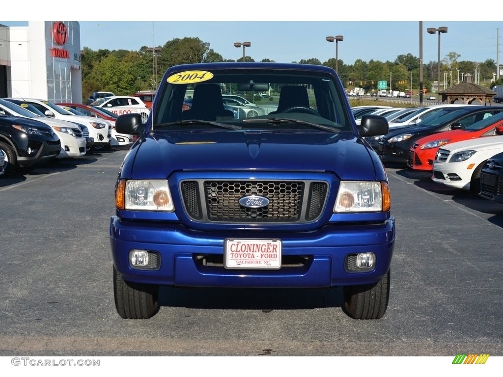 2004 Ranger XLT SuperCab - Sonic Blue Metallic / Medium Dark Flint photo #20