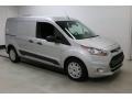Silver 2017 Ford Transit Connect XLT Van Exterior