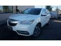 2014 White Diamond Pearl Acura MDX SH-AWD Technology  photo #1