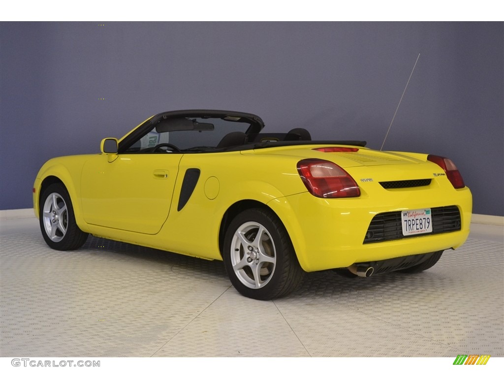 2002 MR2 Spyder Roadster - Solar Yellow / Black photo #5
