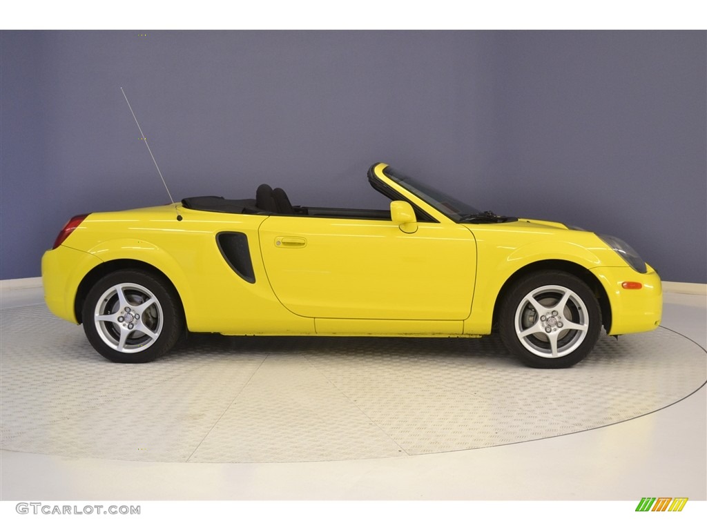 2002 MR2 Spyder Roadster - Solar Yellow / Black photo #8