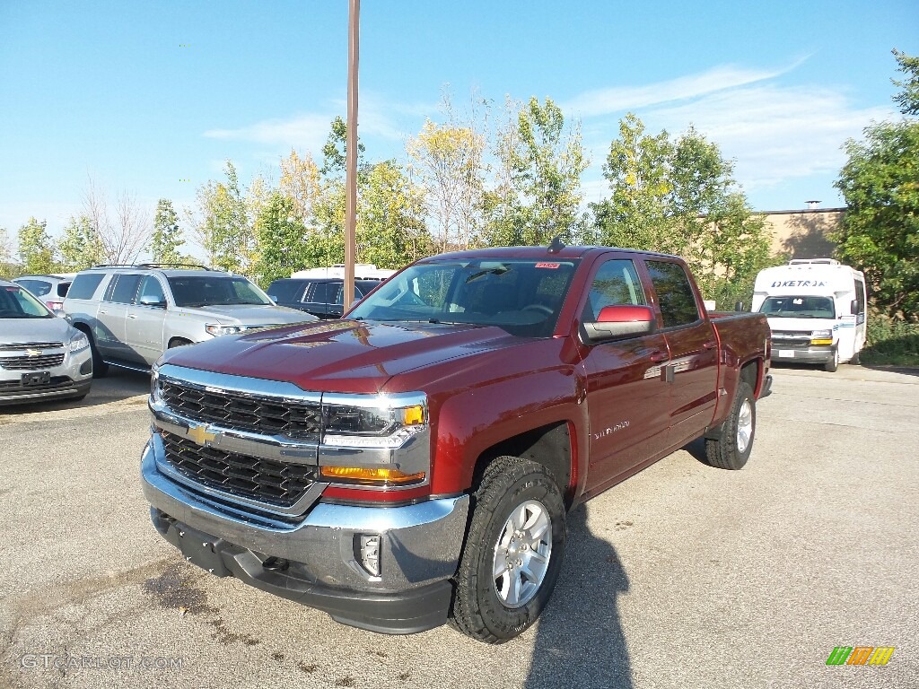 2017 Silverado 1500 LT Crew Cab 4x4 - Siren Red Tintcoat / Jet Black photo #1