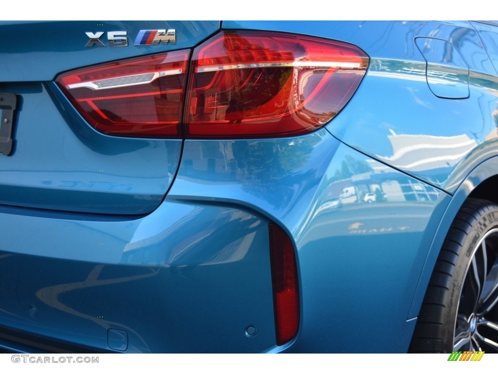 2015 X6 M  - Long Beach Blue Metallic / Aragon Brown photo #23