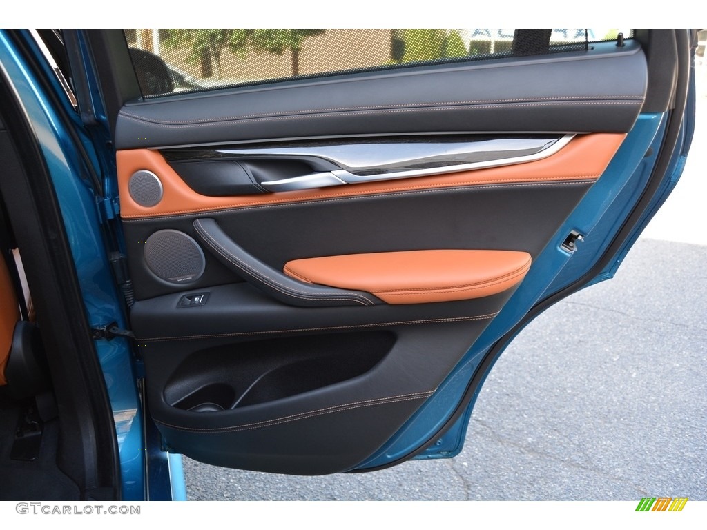 2015 X6 M  - Long Beach Blue Metallic / Aragon Brown photo #24