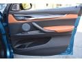 2015 BMW X6 M Aragon Brown Interior Door Panel Photo