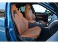 2015 BMW X6 M Aragon Brown Interior Front Seat Photo
