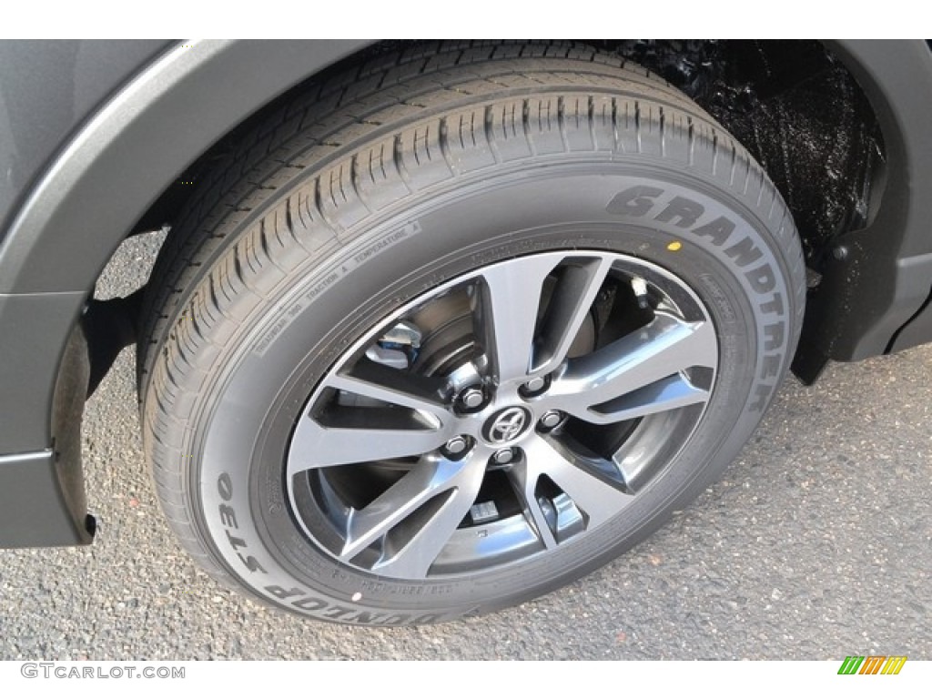 2017 RAV4 XLE AWD - Magnetic Gray Metallic / Black photo #9