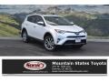 2017 Blizzard Pearl White Toyota RAV4 Limited AWD Hybrid  photo #1