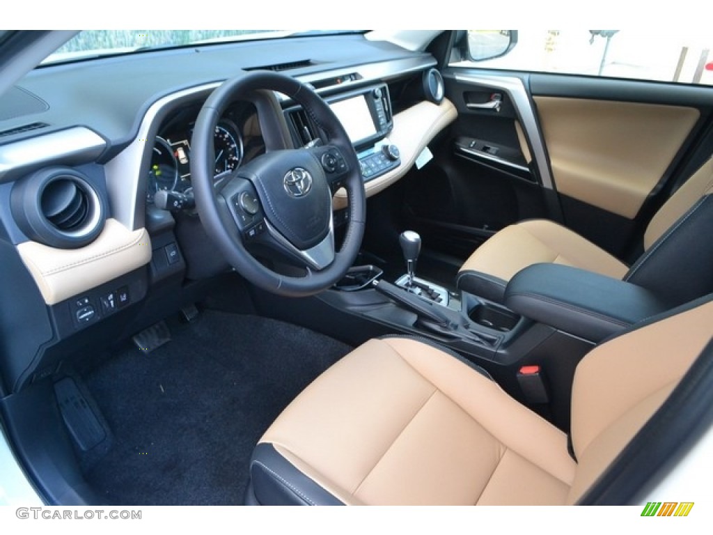 Nutmeg Interior 2017 Toyota RAV4 Limited AWD Hybrid Photo #116315885