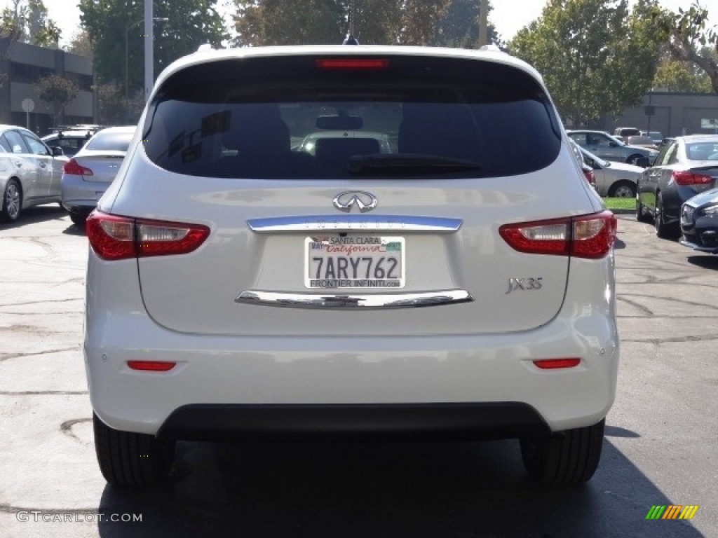 2013 JX 35 AWD - Moonlight White / Wheat photo #6