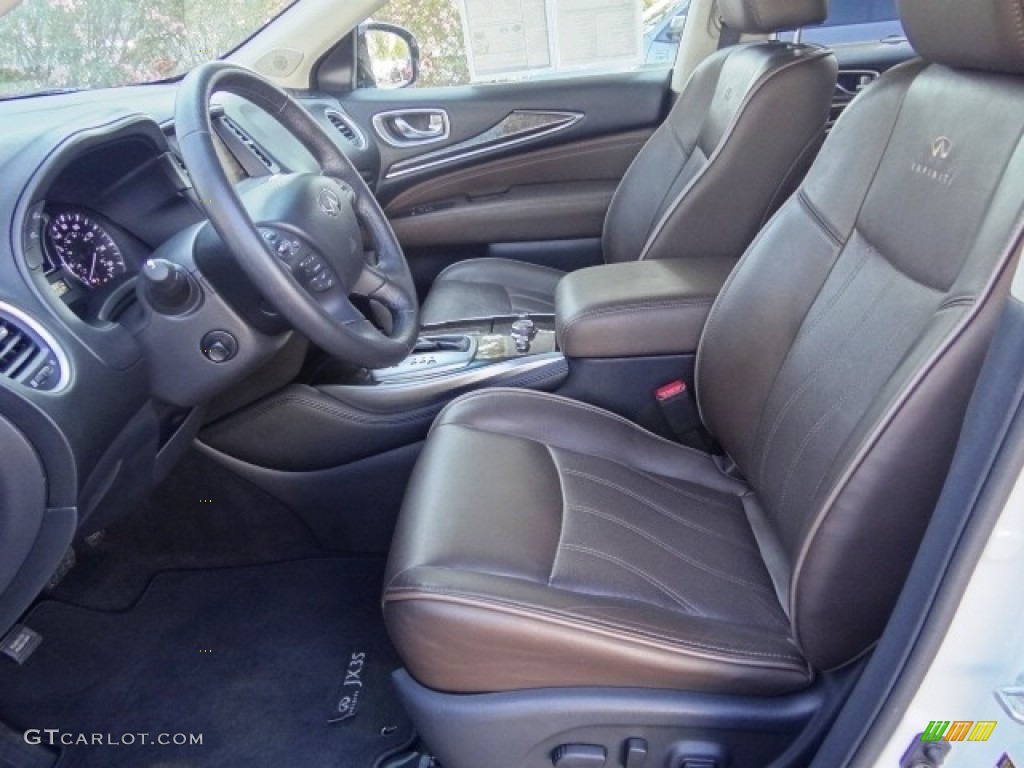 2013 JX 35 AWD - Moonlight White / Wheat photo #9