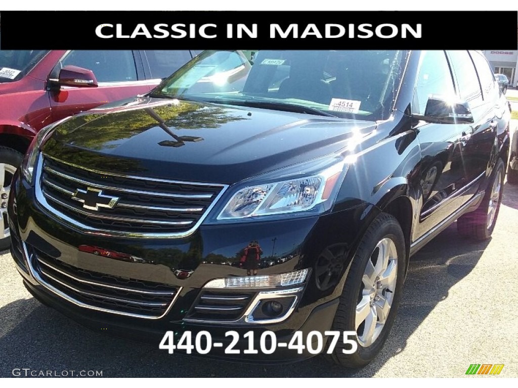 Mosaic Black Metallic Chevrolet Traverse