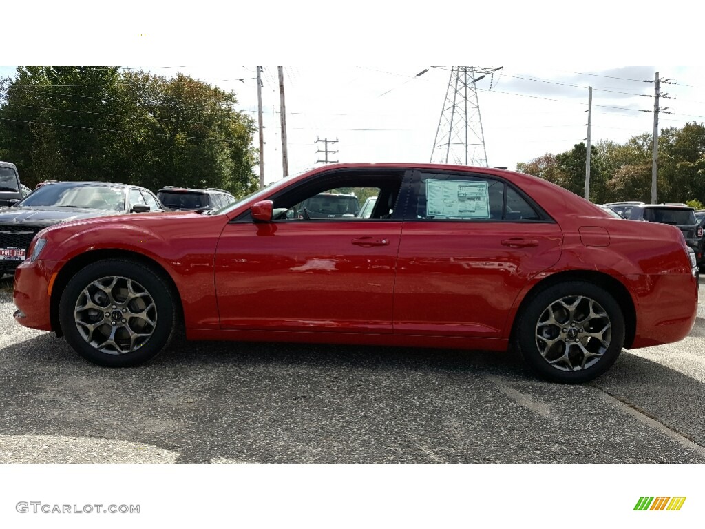 2016 300 S AWD - Redline Red Tri-Coat Pearl / Black photo #3