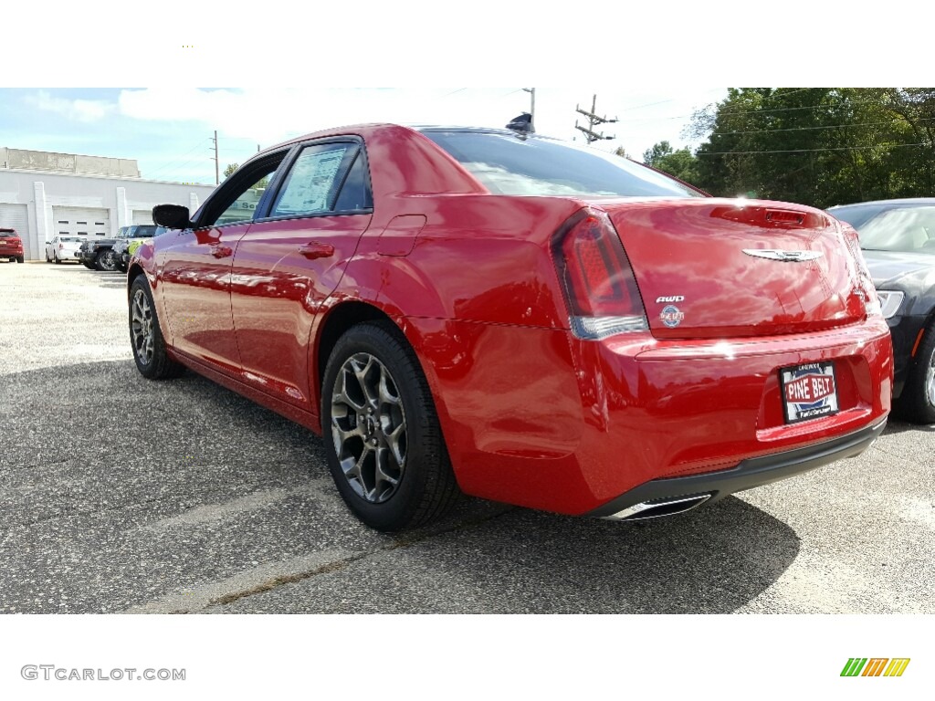 2016 300 S AWD - Redline Red Tri-Coat Pearl / Black photo #4