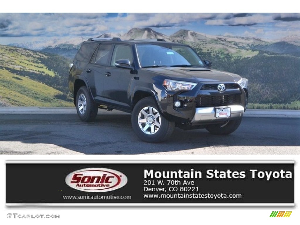 Midnight Black Metallic Toyota 4Runner