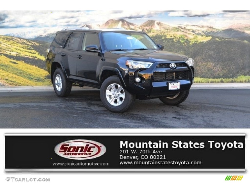 Midnight Black Metallic Toyota 4Runner