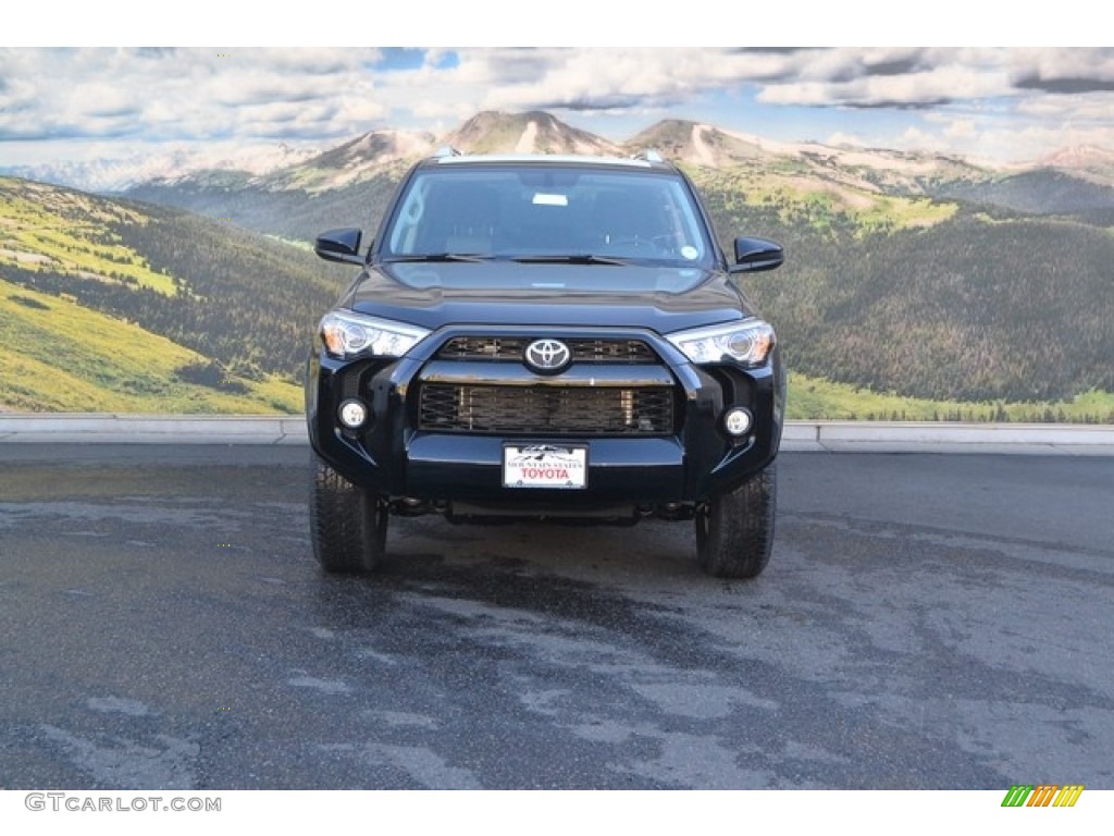 2016 4Runner SR5 4x4 - Midnight Black Metallic / Black photo #2