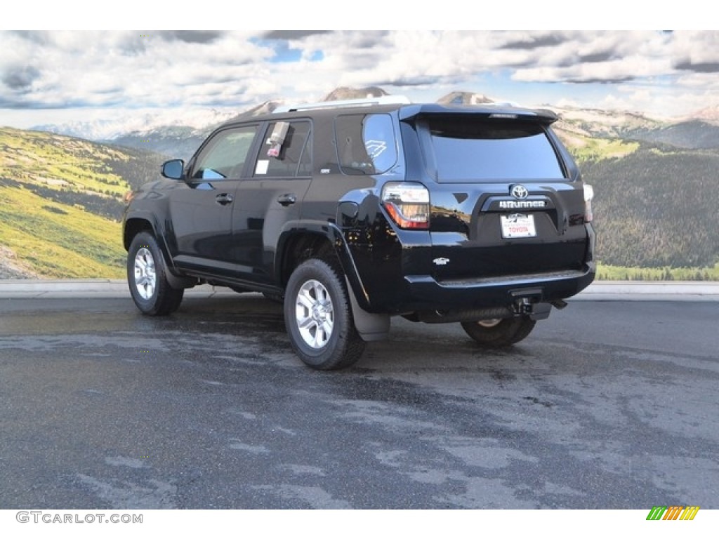 2016 4Runner SR5 4x4 - Midnight Black Metallic / Black photo #3