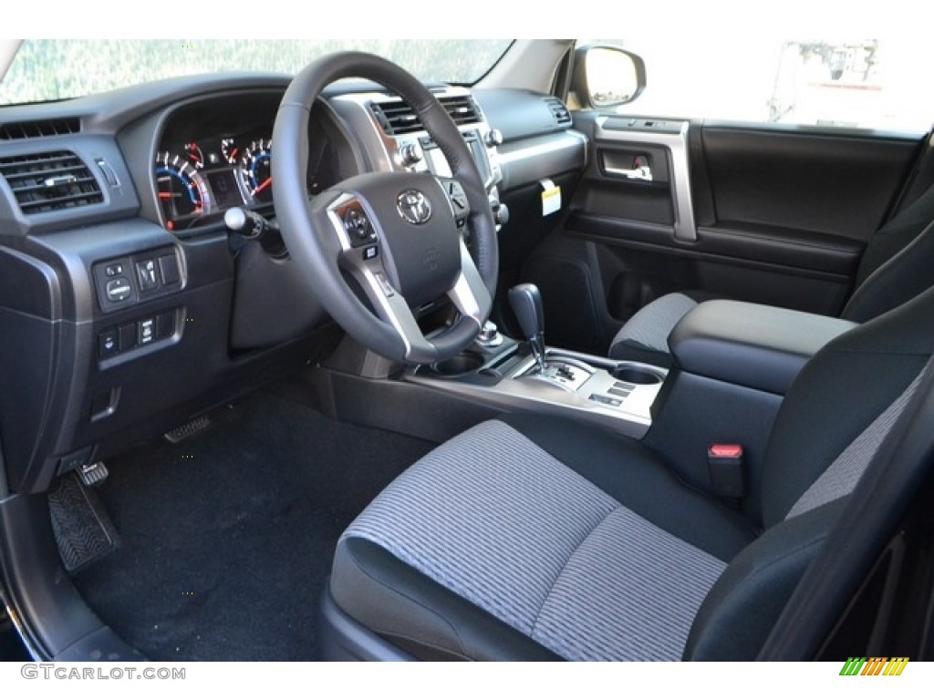 2016 4Runner SR5 4x4 - Midnight Black Metallic / Black photo #5