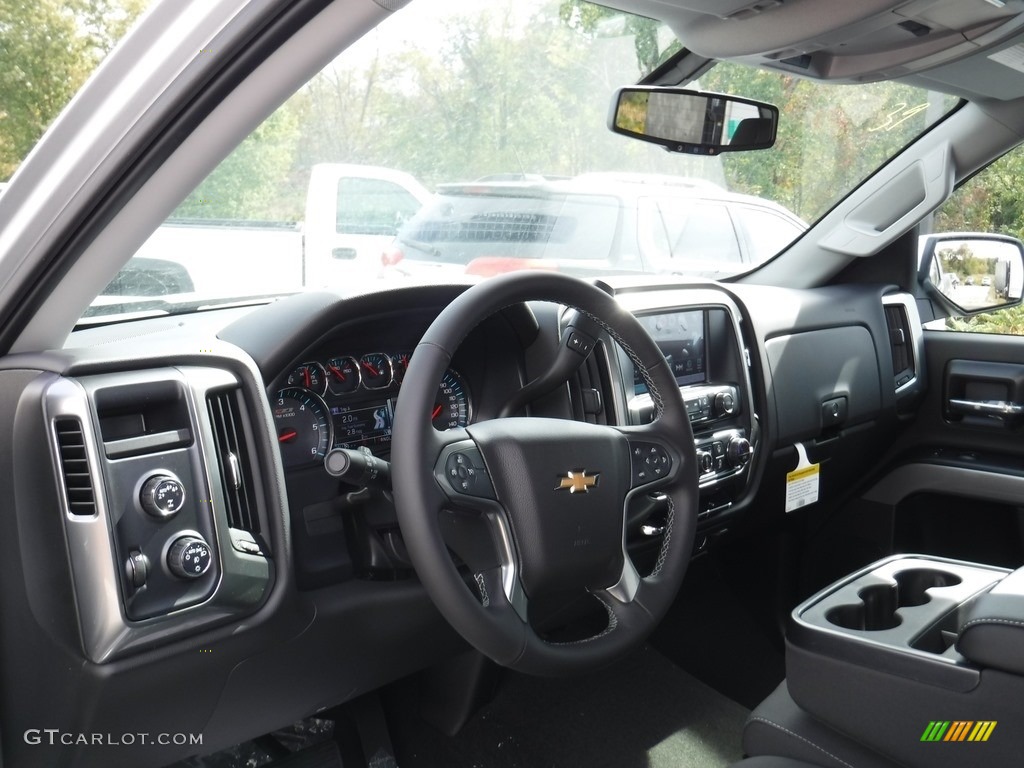 2017 Silverado 1500 LT Double Cab 4x4 - Silver Ice Metallic / Jet Black photo #9