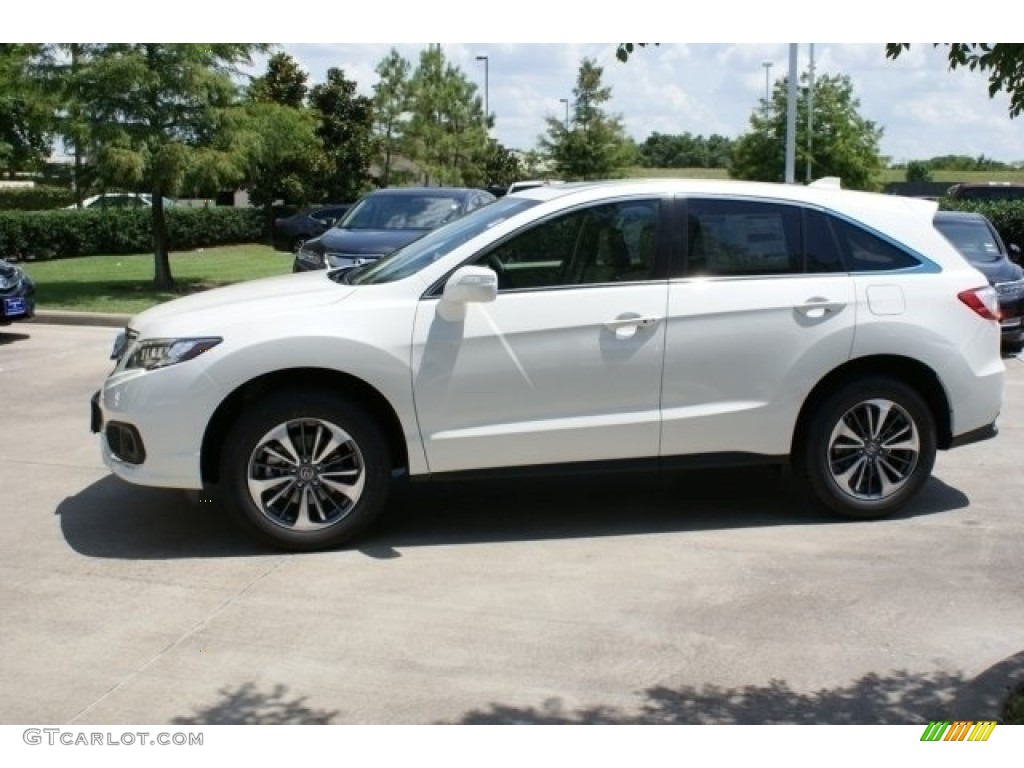 White Diamond Pearl 2017 Acura RDX Advance AWD Exterior Photo #116321192