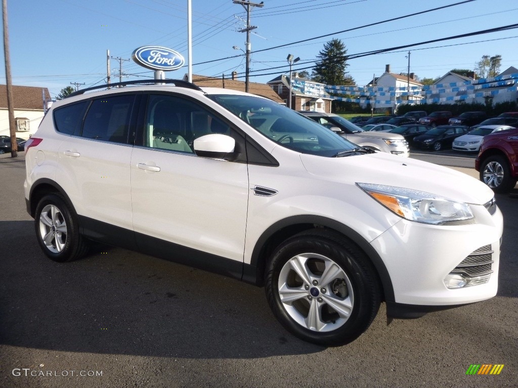 2014 Escape SE 2.0L EcoBoost 4WD - White Platinum / Charcoal Black photo #3