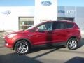 2014 Ruby Red Ford Escape Titanium 1.6L EcoBoost 4WD  photo #1