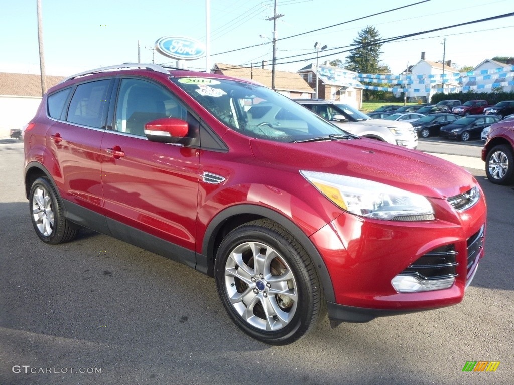 2014 Escape Titanium 1.6L EcoBoost 4WD - Ruby Red / Charcoal Black photo #3