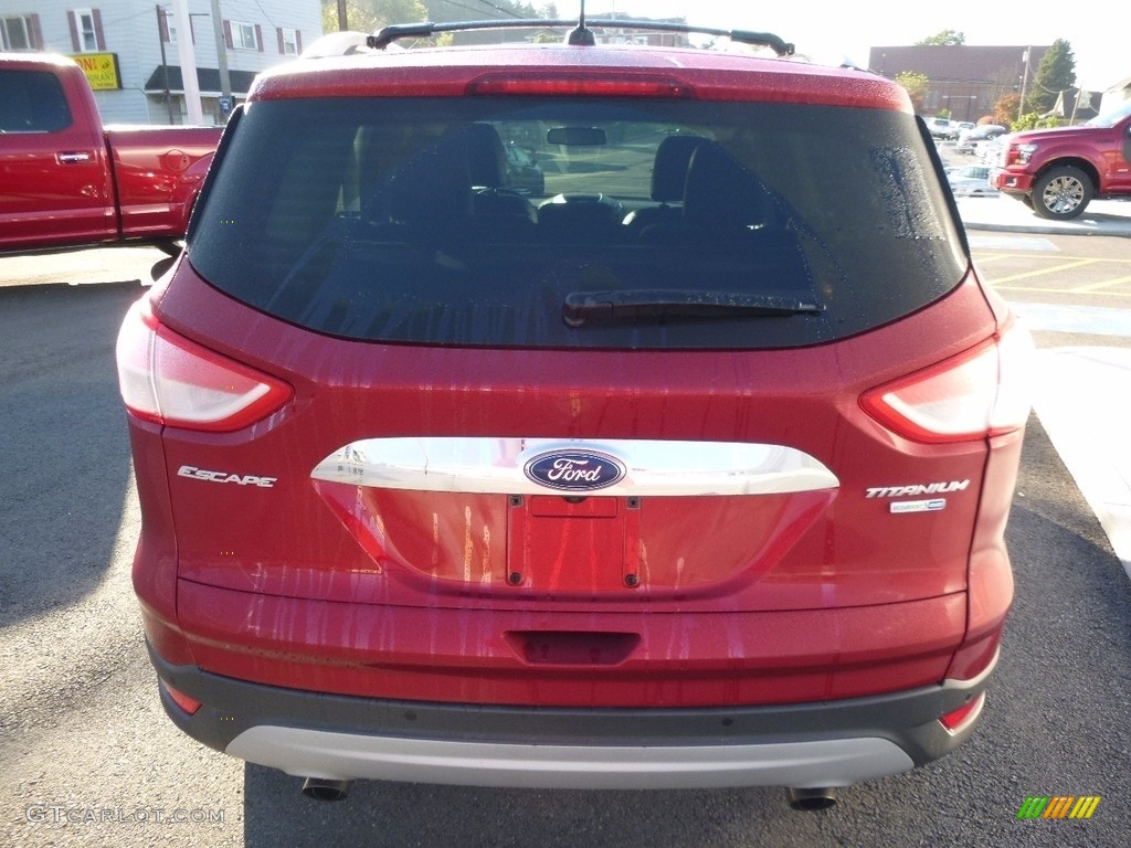 2014 Escape Titanium 1.6L EcoBoost 4WD - Ruby Red / Charcoal Black photo #6