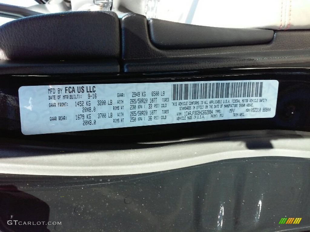 2017 Grand Cherokee Limited 4x4 - Diamond Black Crystal Pearl / Black/Light Frost Beige photo #26