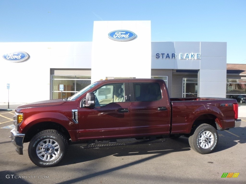 2017 F250 Super Duty XLT Crew Cab 4x4 - Bronze Fire / Camel photo #1