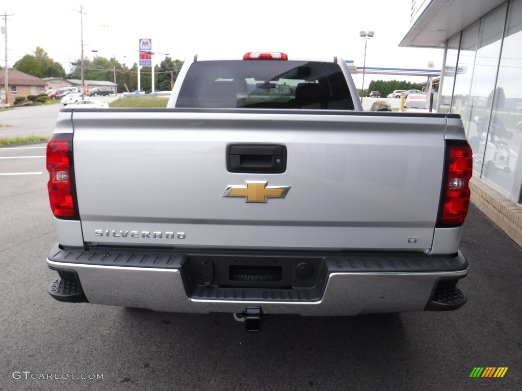 2017 Silverado 1500 LT Double Cab 4x4 - Silver Ice Metallic / Jet Black photo #7