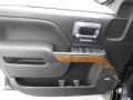Jet Black 2017 Chevrolet Silverado 1500 LTZ Crew Cab 4x4 Door Panel