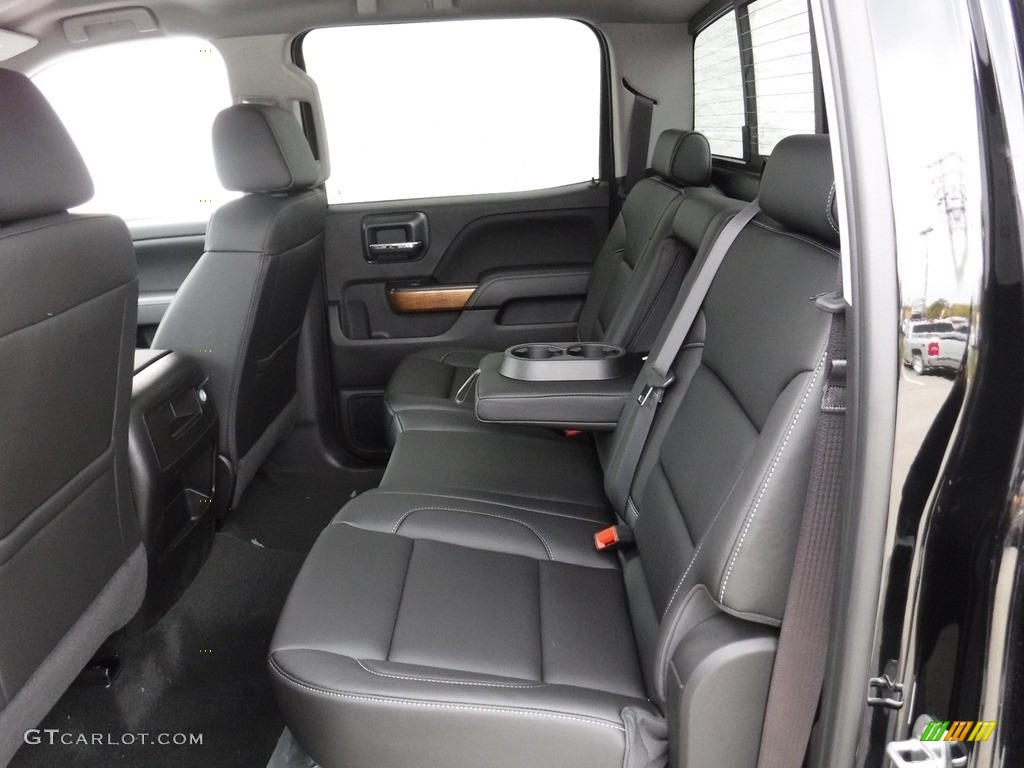 Jet Black Interior 2017 Chevrolet Silverado 1500 LTZ Crew Cab 4x4 Photo #116325452