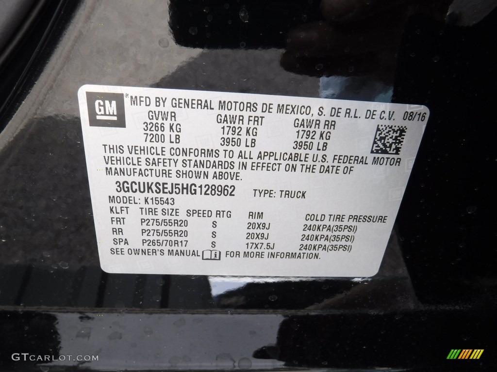 2017 Silverado 1500 LTZ Crew Cab 4x4 - Black / Jet Black photo #28