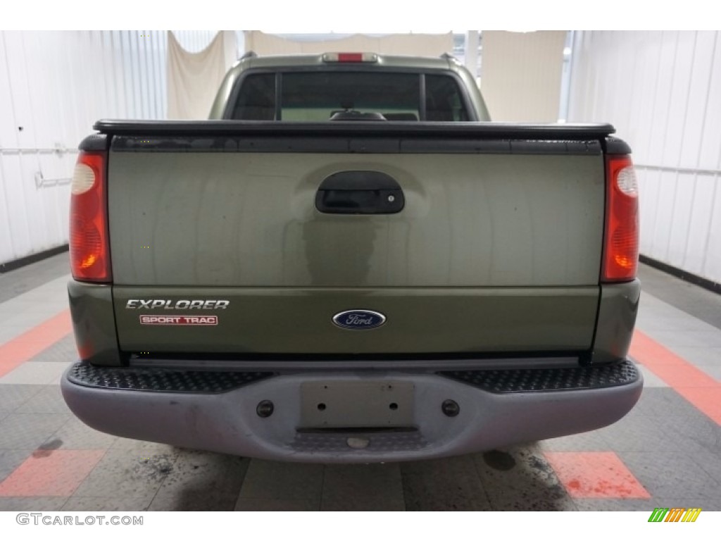 2002 Explorer Sport Trac 4x4 - Aspen Green Metallic / Medium Prairie Tan photo #9