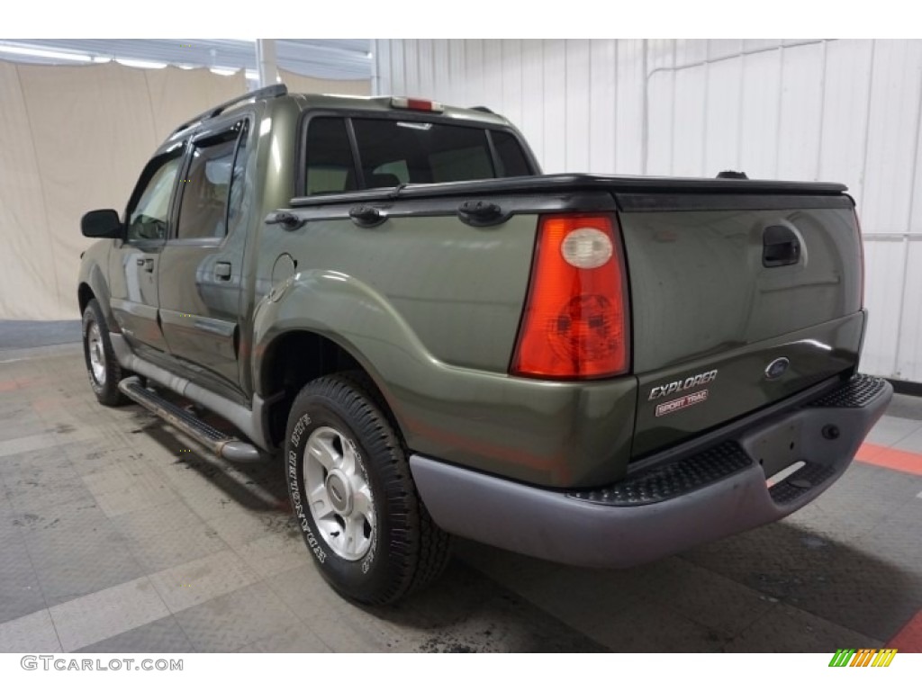 2002 Explorer Sport Trac 4x4 - Aspen Green Metallic / Medium Prairie Tan photo #10