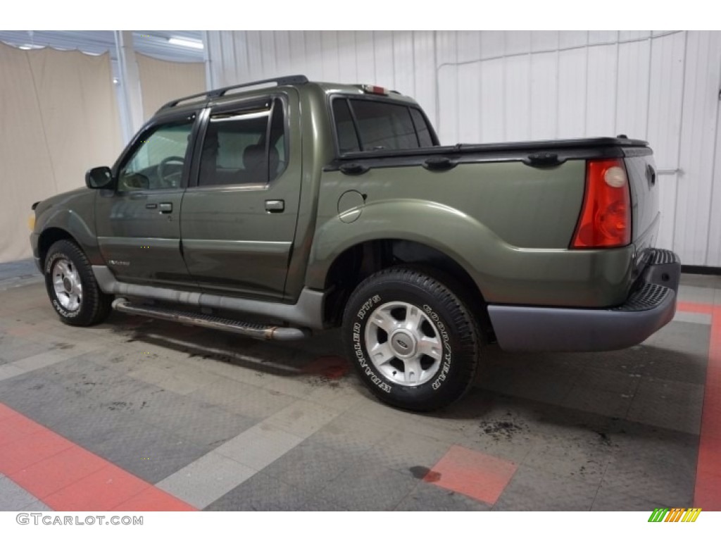 2002 Explorer Sport Trac 4x4 - Aspen Green Metallic / Medium Prairie Tan photo #11