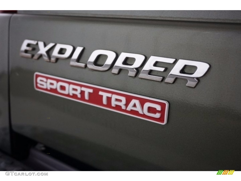 2002 Explorer Sport Trac 4x4 - Aspen Green Metallic / Medium Prairie Tan photo #71