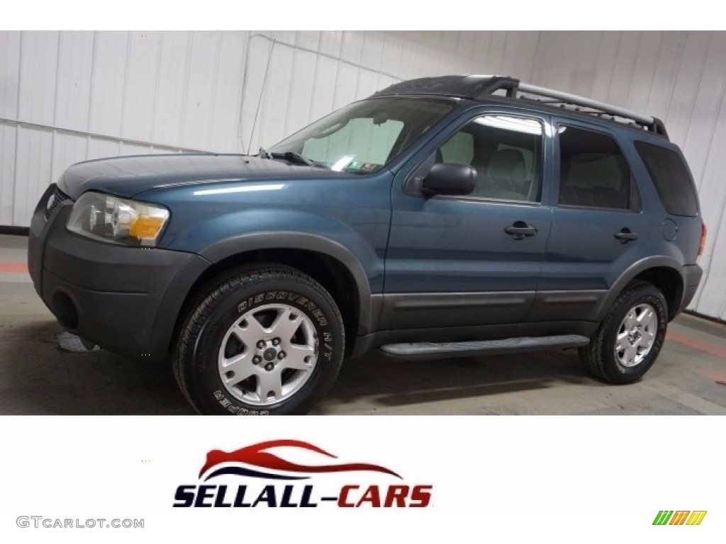 2005 Escape XLT V6 4WD - Norsea Blue Metallic / Medium/Dark Flint Grey photo #1